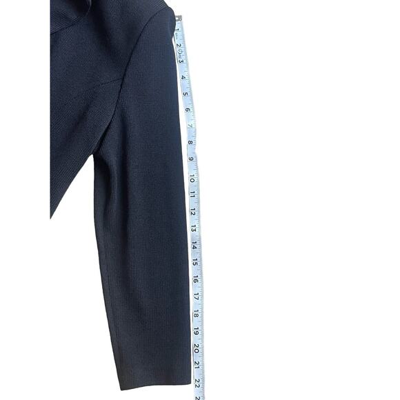 ST JOHN Evening Black Santana Knit Formal Jacket Women’s Size 6 Pristine - Picture 9 of 9